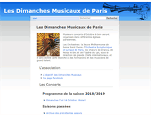 Tablet Screenshot of lesdimanchesmusicauxdeparis.org